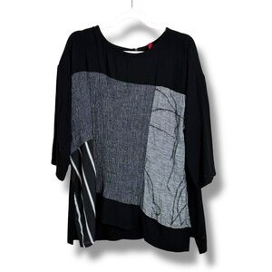 IC by Connie K Abstract Blouse Size Large